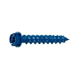 Simpson Strong-Tie TNT25134H Titen Turbo(1/4" x 1-3/4") Hex-Head Concrete and Masonry Screw, Blue (100 Pack)