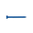 Simpson Strong-Tie TNT25214HC8 Titen Turbo(1/4" x 2-1/4") Hex-Head Concrete and Masonry Screw, Blue (8 Pack)