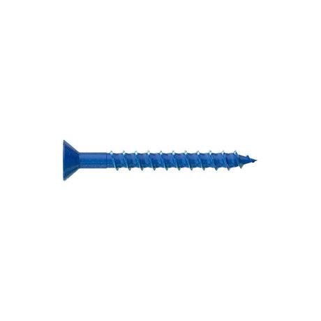 Simpson Strong-Tie TNT25214TF Titen Turbo (1/4" x 2-1/4") T30 Flat-Head Concrete and Masonry Screw, Blue (100 Pack)
