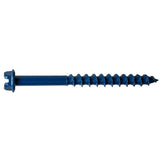 Simpson Strong-Tie TNT25234HC8 Titen Turbo (1/4" x 2-3/4") Hex-Head Concrete and Masonry Screw, Blue (8 Pack)