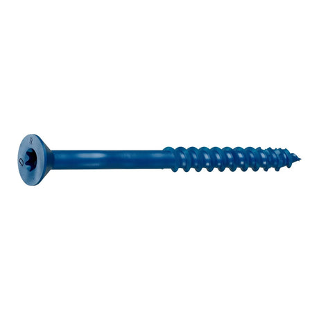 Simpson Strong-Tie TNT25314TF Titen Turbo(1/4" x 3-1/4") T30 Flat-Head Concrete and Masonry Screw, Blue (100 Pack)