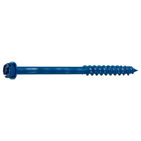 Simpson Strong-Tie TNT25334HC25 Titen Turbo (1/4" x 3-3/4") Hex-Head Concrete and Masonry Screw, Blue (25 Pack)