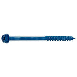 Simpson Strong-Tie TNT25334HC75 Titen Turbo(1/4" x 3-3/4") Hex-Head Concrete and Masonry Screw, Blue (75 Pack)