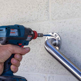 Simpson Strong-Tie TNT25500H Titen Turbo(1/4" x 5") Hex-Head Concrete and Masonry Screw, Blue (100 Pack) - 5