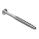 Simpson Strong-Tie TNTS25234TFB Titen Turbo (1/4" x 2-3/4") T30 Flat-Head Concrete and Masonry Screw, Silver (1000 Pack) - 2
