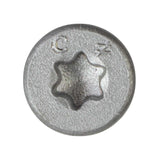 Simpson Strong-Tie TNTS25234TFB Titen Turbo (1/4" x 2-3/4") T30 Flat-Head Concrete and Masonry Screw, Silver (1000 Pack) - 3