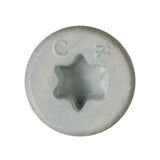 Simpson Strong-Tie TNTW18134TFC8 Titen Turbo (3/16" x 1-3/4") T25 Flat-Head Concrete and Masonry Screw, White (8 Pack) - 3