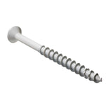Simpson Strong-Tie TNTW18234TFC75 Titen Turbo (3/16" x 2-3/4") T25 Flat-Head Concrete and Masonry Screw, White (75 Pack) - 2