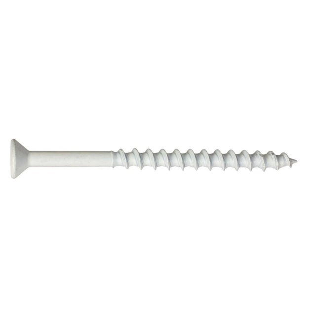 Simpson Strong-Tie TNTW18314TF Titen Turbo (3/16" x 3-1/4") T25 Flat-Head Concrete and Masonry Screw, White (100 Pack)