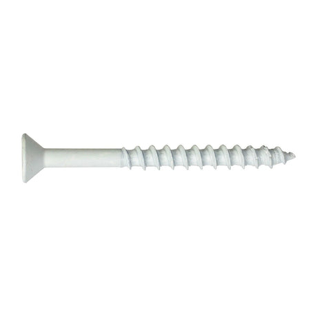Simpson Strong-Tie TNTW25334TF Titen Turbo (1/4" x 3-3/4") T30 Flat-Head Screw Anchor, White (100 Pack)