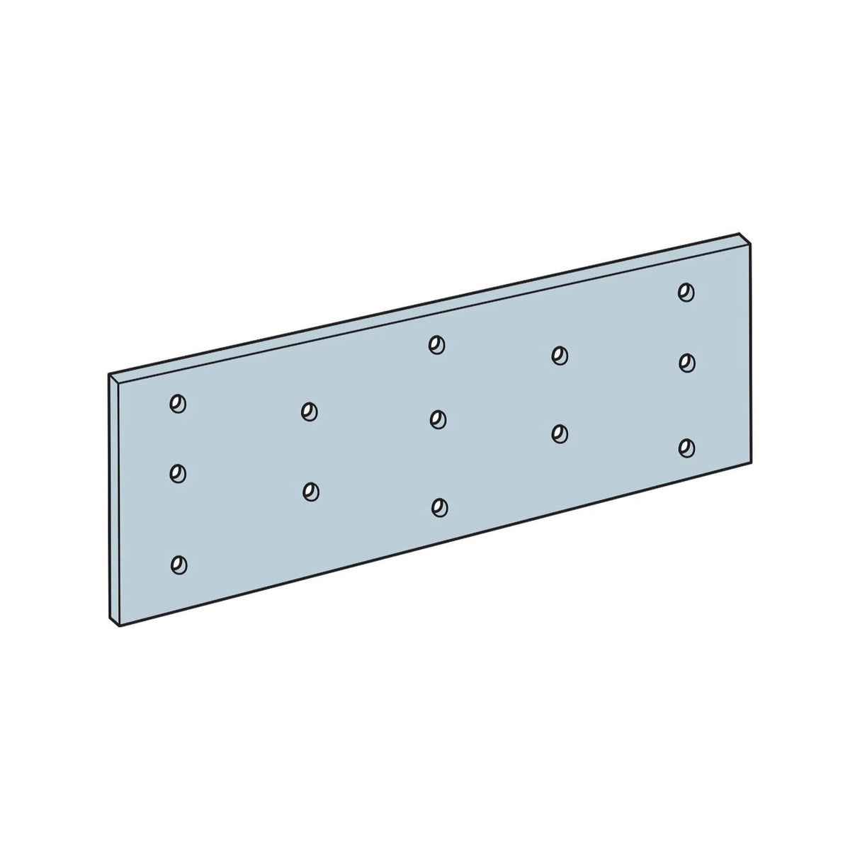Simpson Strong-Tie TP15 (1-13/16" x 5") 20Ga TP Galvanized Tie Plate - G90