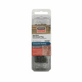 Simpson Strong-Tie TRX20GP Deck-Drive Composite Decking Screw Plug - Trex Gravel Path (75 Pack)