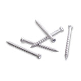 Simpson Strong-Tie TSV214R70WH01 (#8 x 2-1/4") PVC Trim-Board Screw with White Exterior-Grade Coating (70 Pack) - 2