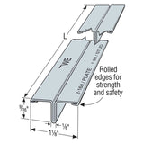 Simpson Strong-Tie TWB12 (11' 4" 22-Gauge) T-Shaped Wall Bracing Galvannealed (15 Pack) - 2