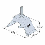 Simpson WBT-KT30 Strong-Tie Wall Brace Tensioner 10-Gauge Galvanized for Cold-Formed Steel Strap Bracing (30 Pack) - 2
