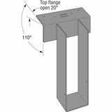 Simpson WP46 Strong-Tie Welded Top-Flange Joist Hanger for 4x6 - Versatile Heavy-Duty Support for Wood and Steel Connections - 5