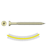 Simpson Strong-Tie WSCT212S (#8 x 2-1/2") Collated Roofing Tile Screw with Zinc Electroplate Coating (1500 Pack)