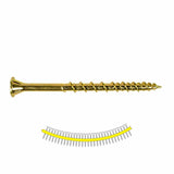 Simpson Strong-Tie WSV212S Strong-Drive (#9 x 2-1/2") T25 WSV Collated Subfloor Screw, Yellow-Zinc (1500 Pack)