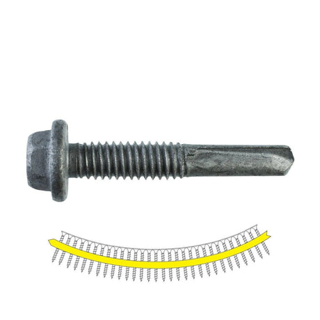 Simpson XMQ114S1224 Strong-Tie Collated XM Medium-Head Metal Screw with Quik Guard Coating (1500 Pack)