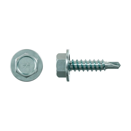Simpson XU34S1016 Strong-Tie Strong-Drive Self-Drilling X Metal Screw with Clear Zinc Coating (1500 Pack)