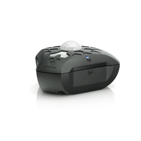 Simtek BLK-SIMTEK-22 3.66" x 3.26" x 1.48" Black Wireless Security Sensor with Cellular Motion and Light Alerts