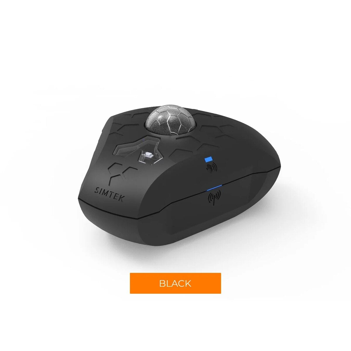 Simtek BLK-SIMTEK-22 3.66" x 3.26" x 1.48" Black Wireless Security Sensor with Cellular Motion and Light Alerts - 2