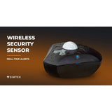 Simtek BLK-SIMTEK-22 3.66" x 3.26" x 1.48" Black Wireless Security Sensor with Cellular Motion and Light Alerts - 3