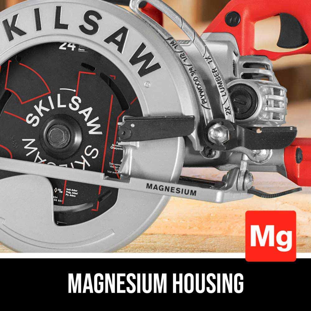 Skil SPT77WML-01 7-1/4” Lightweight Magnesium Worm Drive Saw - 6