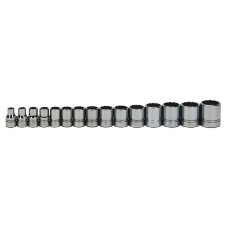 Williams JHWWSS-15RC 15-Piece 1/2" Drive Shallow 12 Point