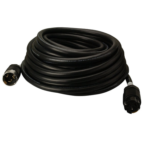 Southwire 01918 50' 50-Amp Twist-Lock Generator Temp Power Extension Cord, 6/3 & 8/1 SEOW Black