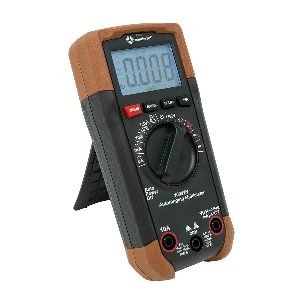 Southwire 10041N Auto-Ranging Digital Multimeter, 600V AC/DC - 3