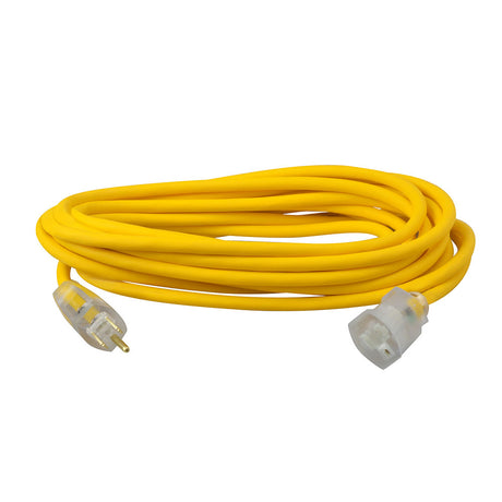 Southwire 1487SW0002 14/3 25' SJEOW Yellow Polar/Solar Extension Cord