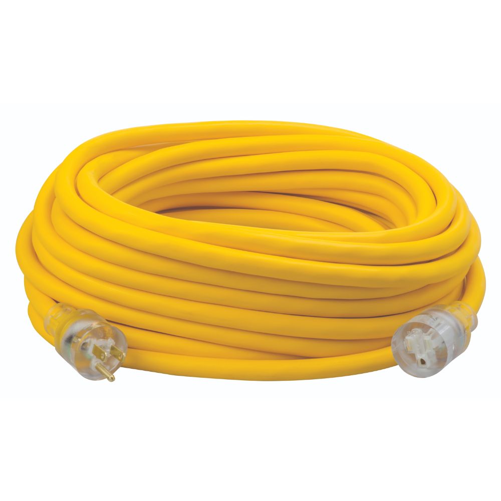 Southwire 1567SW0002 25' 14/3 Gauge SEOW Yellow Polar/Solar Outdoor Extension