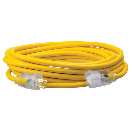 Southwire 1687SW0002 12/3 25' SJEOOW Yellow Polar/Solar Extension Cord