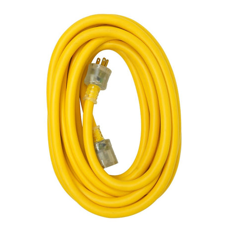 Southwire 1767SW0002 25' 12/3 Gauge SEOOW Yellow Polar/Solar Outdoor Extension