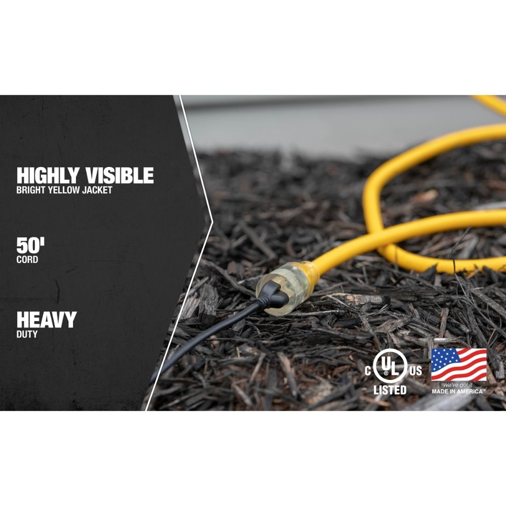 Southwire 1788SW0002 10/3 50' SJEOOW Extension Cord - 6