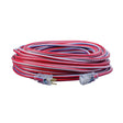 Southwire 2549SWUSA1 12/3 100' SJTW Red/White/Blue Extension Cord W/Lighted Ends