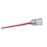 Southwire 2549SWUSA1 12/3 100' SJTW Red/White/Blue Extension Cord W/Lighted Ends - 2