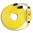 Southwire 26020050-1 50' 120V/15A 14/3 Gauge SJTW GFCI In-Line Cord Set, Yellow Color (26020M)