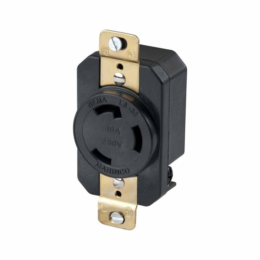 Southwire 306R 30A 250V NEMA L6-30 Female Twist-Lock Receptacle
