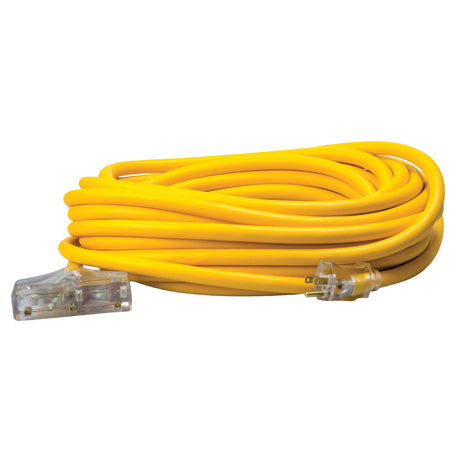 Southwire 3588SW0002 50' 10/3 SJEOOW Polar/Solar Yellow Three-Way Power Block