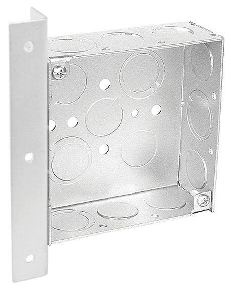 Garvin 52151-AB 4"x1-1/2" Square Junction Box, Right Angle Bracket