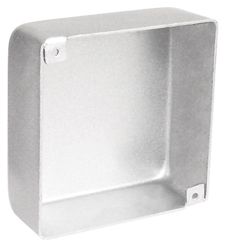 Garvin 52151-BLNK 4"x1-1/2" Square Blank Junction Box, No Knockouts