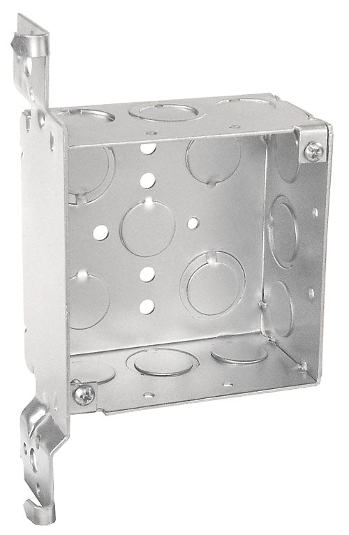 Garvin 52171-SWB 4"x2-1/8" Square Junction Box w/Vertical Bracket