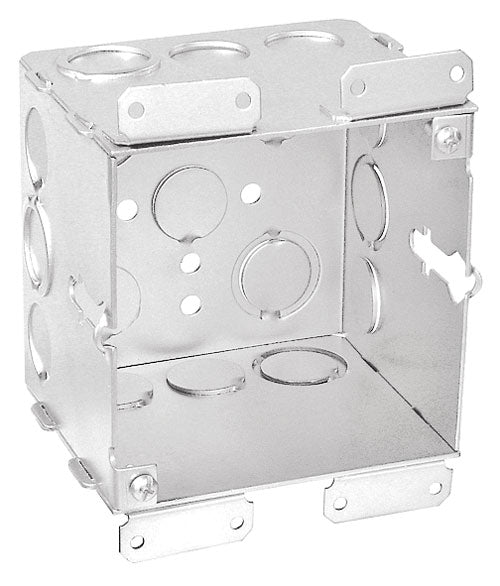 Garvin 52181-OW 4"x3-1/2" Square Old Work Junction Box w/Knockouts