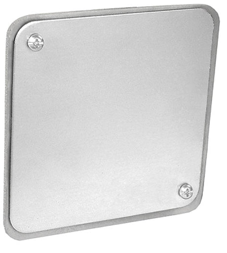 Garvin 52C1-VT 4" Square Gasketed Cover Flat w/8-32 Box Screws