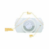 Southwire 5369N 20A 125V 2P3W 5-20 T-Slot U-Ground Female Connector - 7