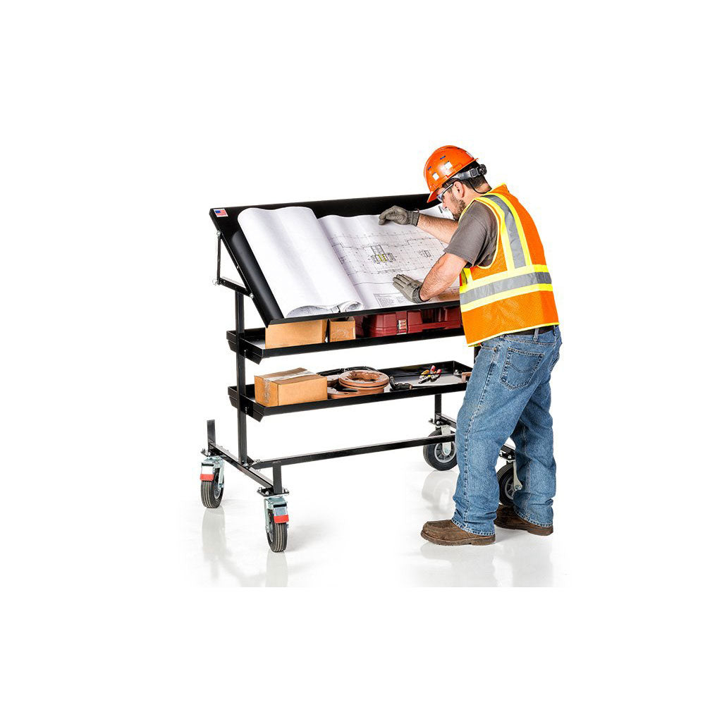 Southwire 56825501 WW-550 Wire Wagon with Mobile Print Table and Work Station - 3