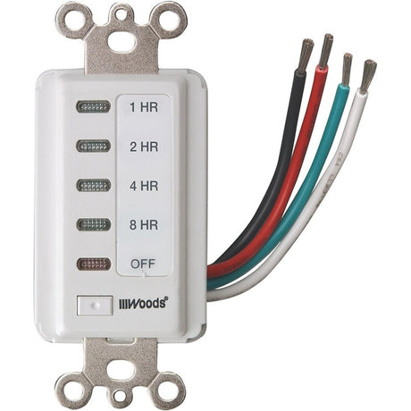 Southwire 59013WD In-Wall 8-Hour Countdown Timer Switch White