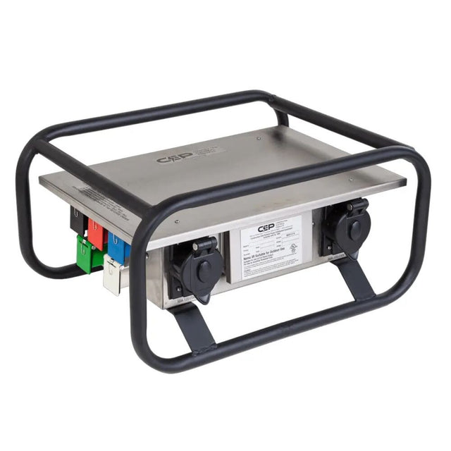 Southwire 6606GUSF-256 200A 120/208V CAM SS 3 - Phase Temporary Power Box w/ Frame